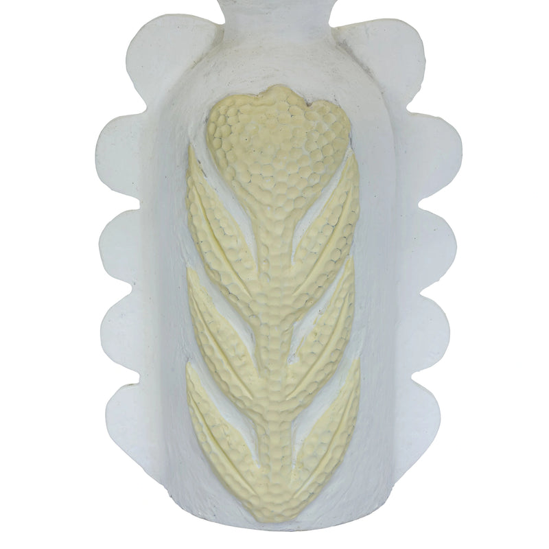 Edith Papier Mache Flower Pleated Table Lamp