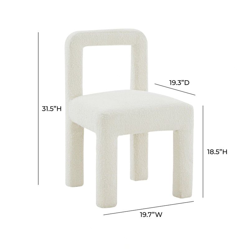 Hazel Performance Boucle Dining Chair