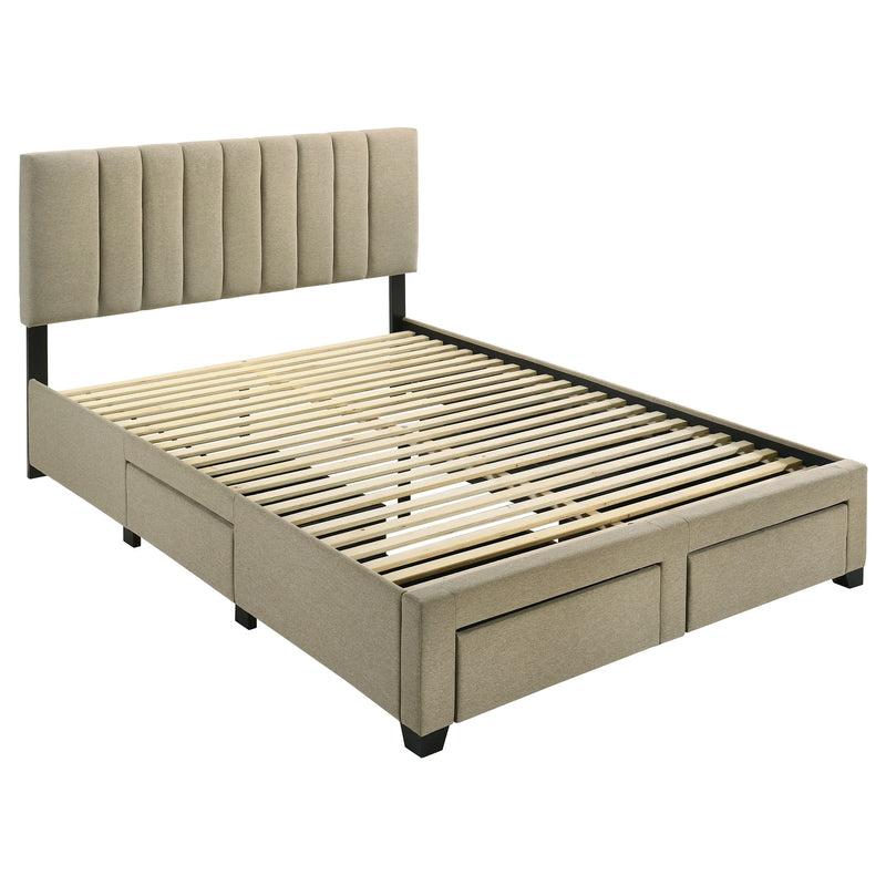Wheatland Panel Platform Storage Bed