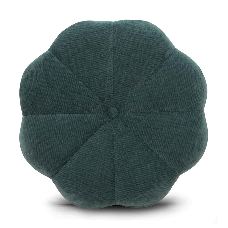 Fleur Textured Performance Velvet Storage Ottoman
