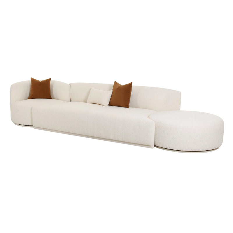 Fickle Cream Boucle Modular Sofa