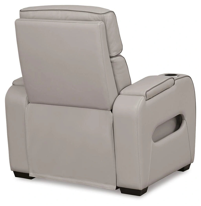 Sofá reclinable eléctrico Boyington, sofá de dos plazas y sillón reclinable