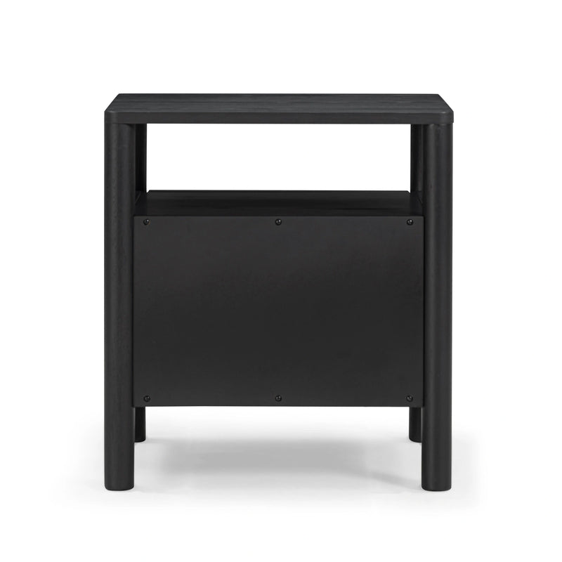 Tyra 22" Ash 2-Drawer Nightstand