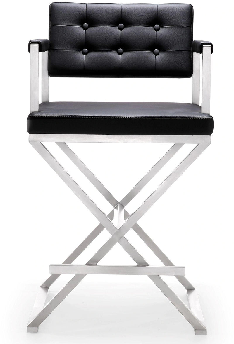 Director Performance Vegan Leather Stool