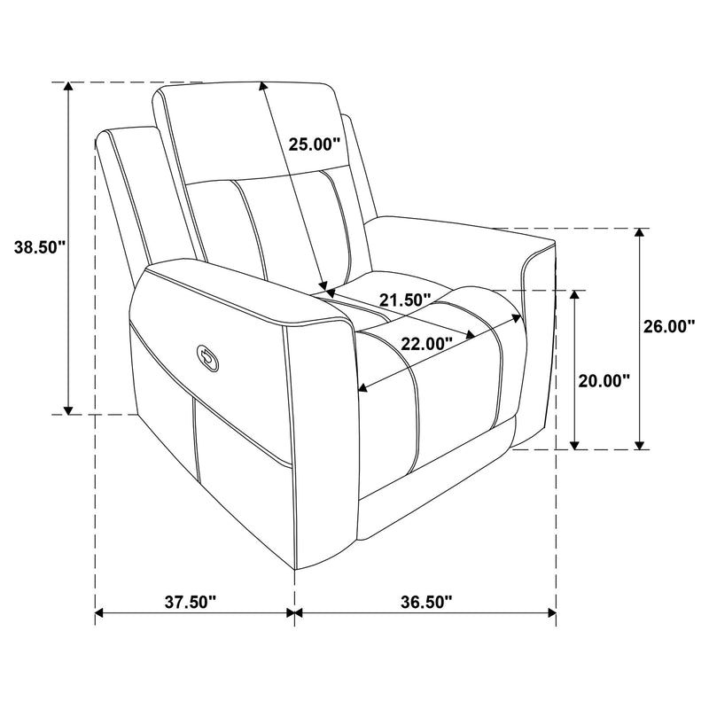 Sillón reclinable Brentwood Rocker