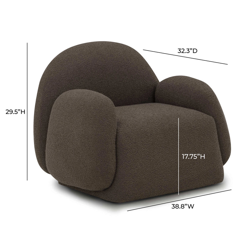 Marius Contract-Grade Boucle Accent Chair