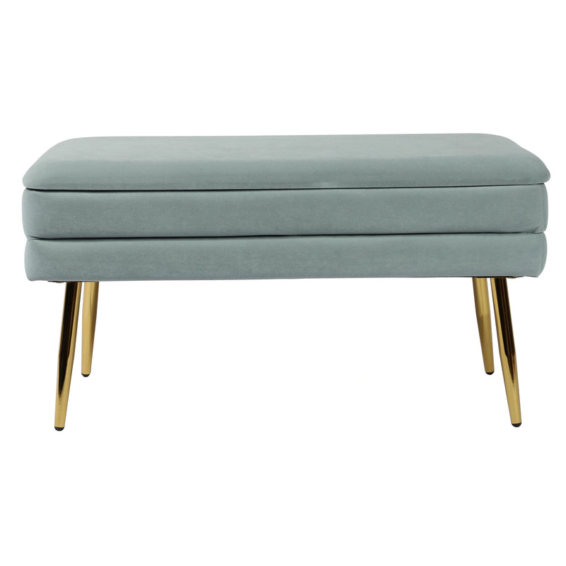 Ziva 31" Velvet Storage Bench