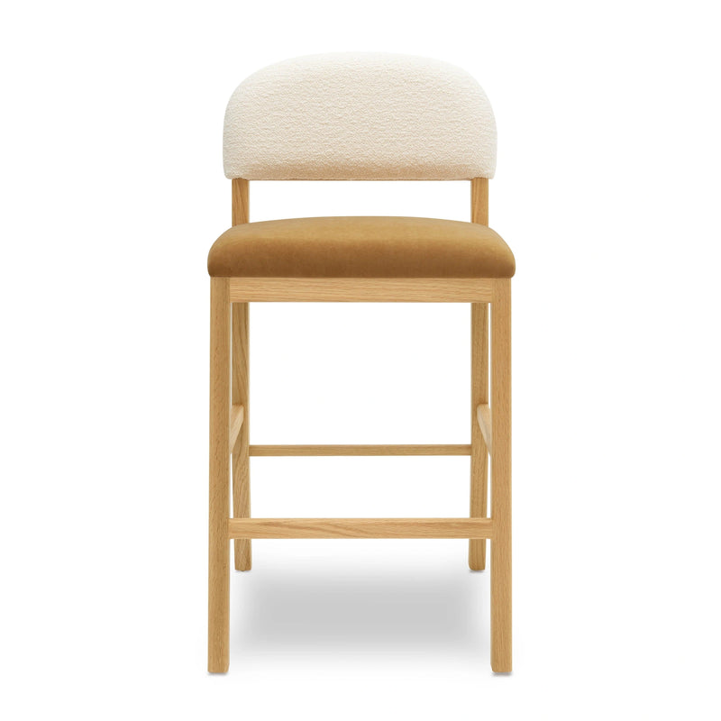 Calla Performance Velvet Counter Stool
