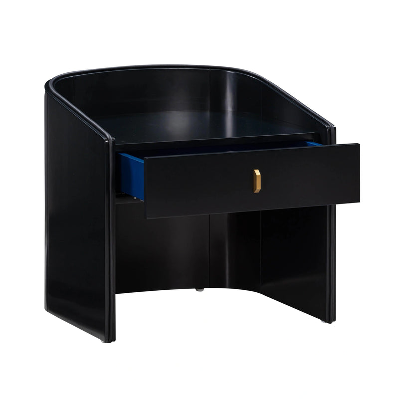 Collins 22" Lacquer Nightstand With Drawer