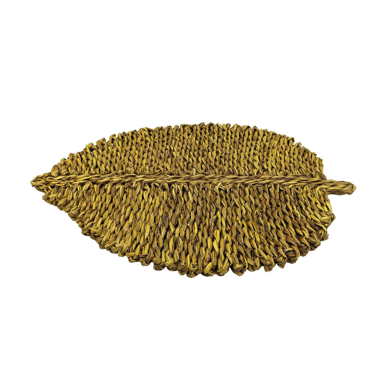 Individual de pasto marino hoja - Set de 4