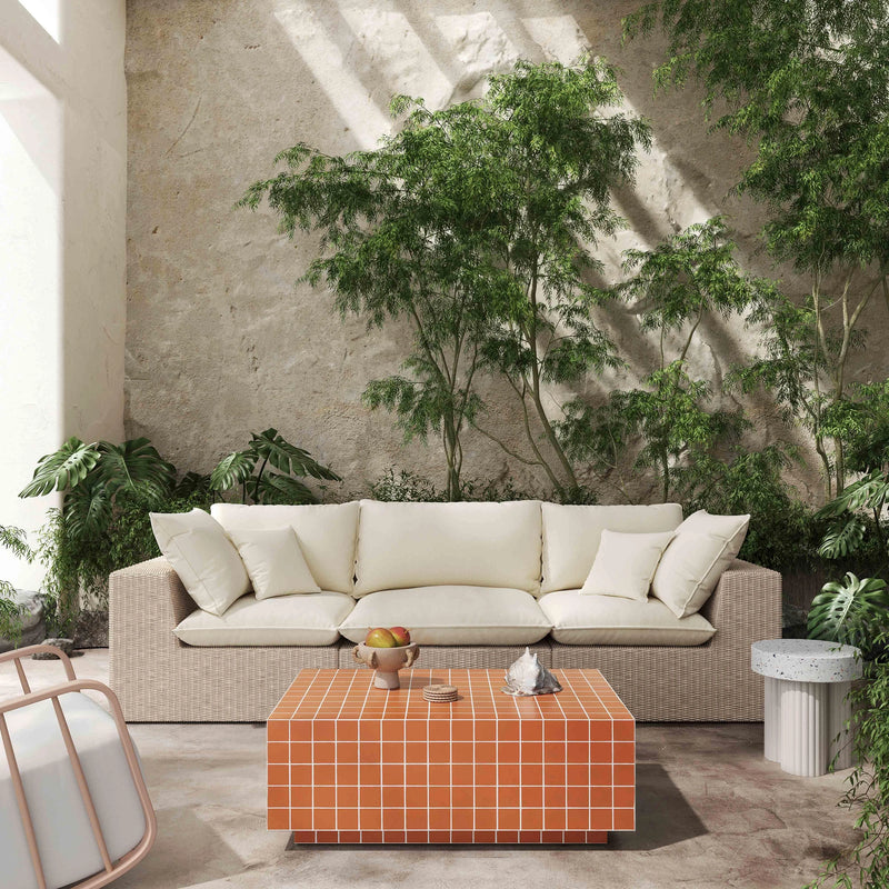 Mesa de centro Mixie de 39" para interiores/exteriores