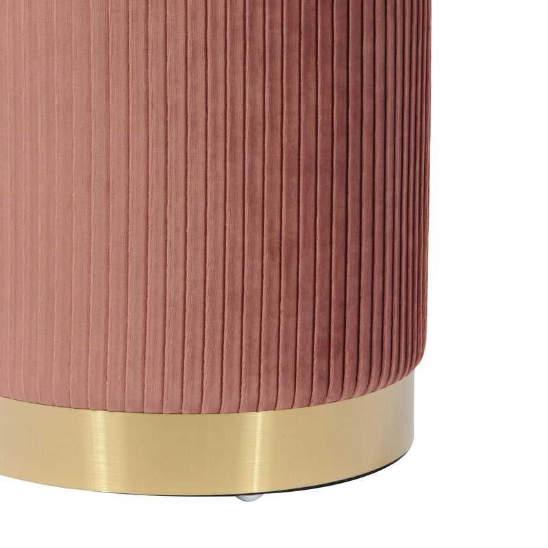 Zoe Cream Storage Ottoman