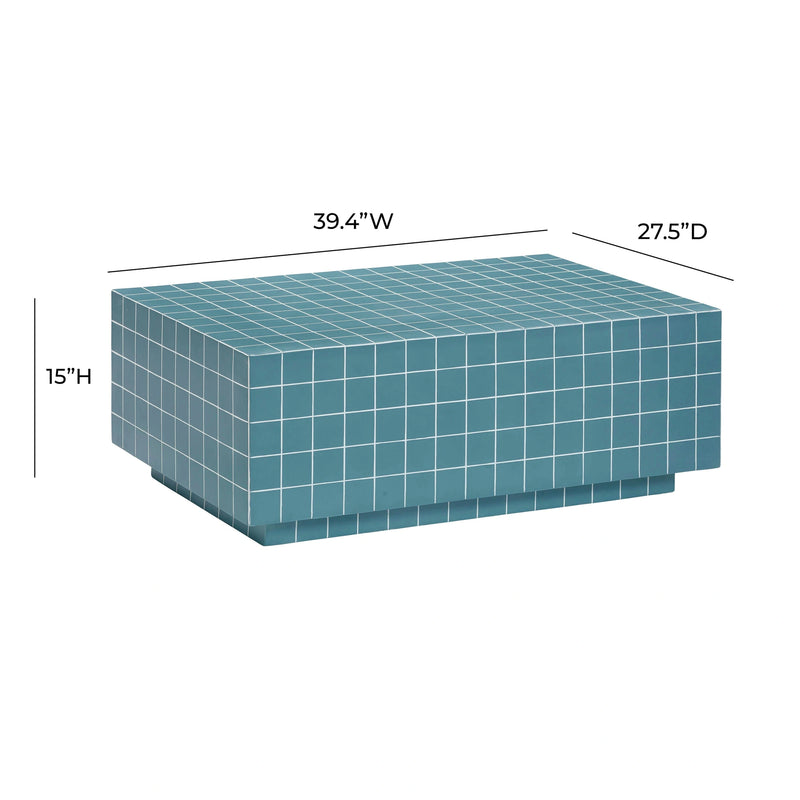 Mesa de centro Mixie de 39" para interiores/exteriores