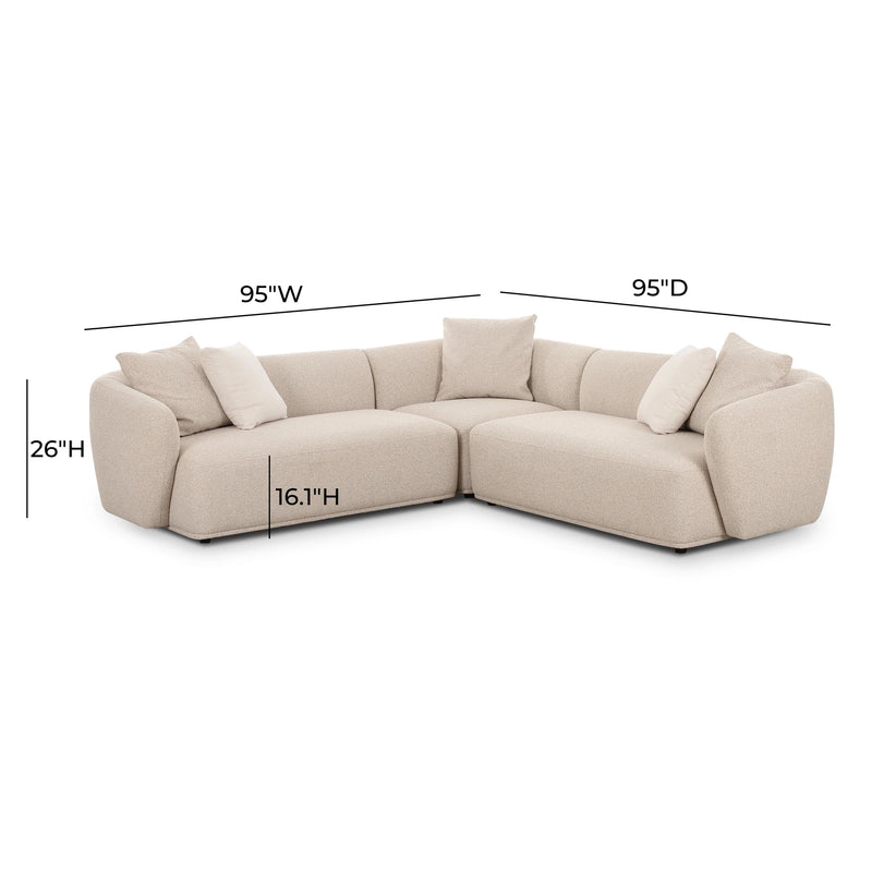 Sylvie 3-Piece Sectional