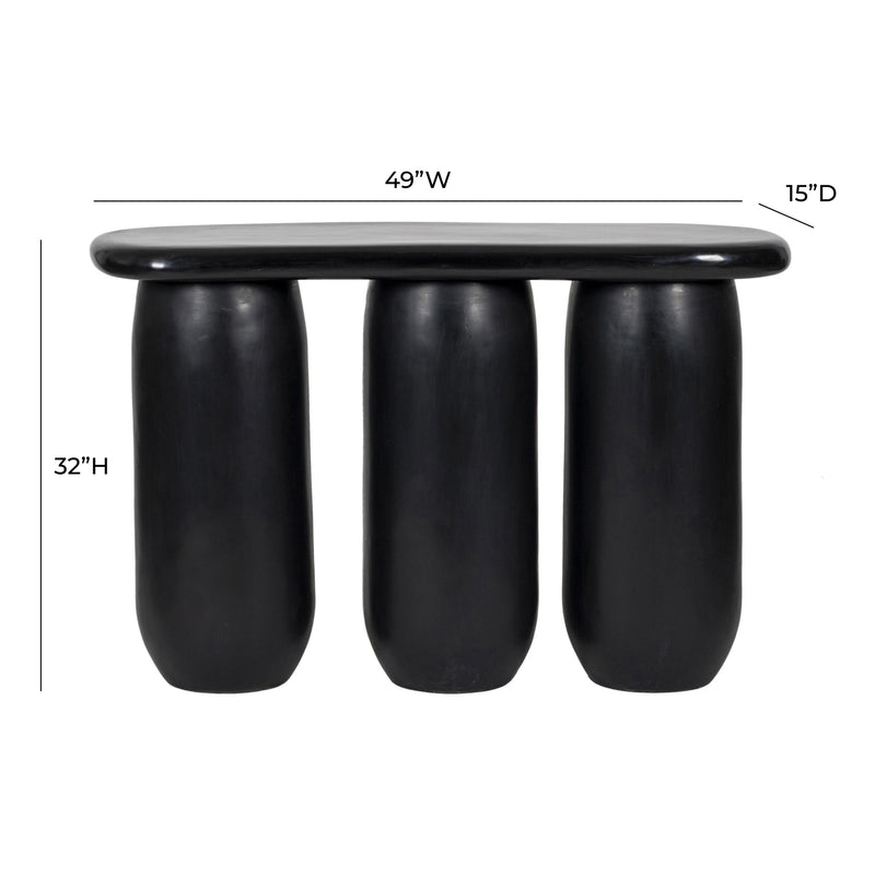 Rahul 49" Textured Console Table