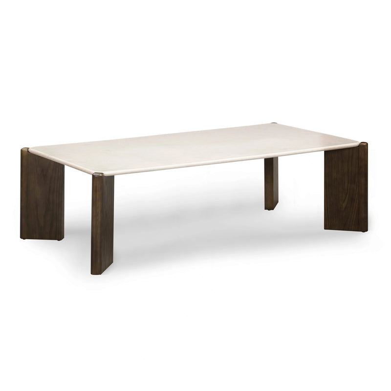 Restis Cream Quartz Square Coffee Table
