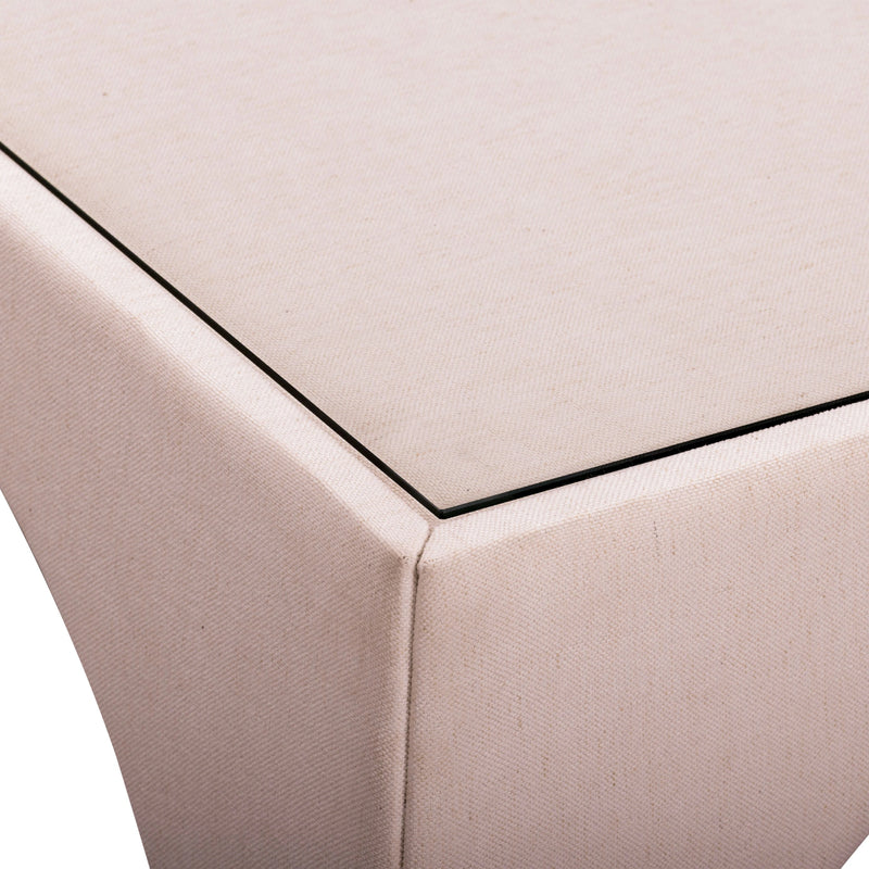 Tomlin Performance Chenille Game Table and Two Ottomans Set