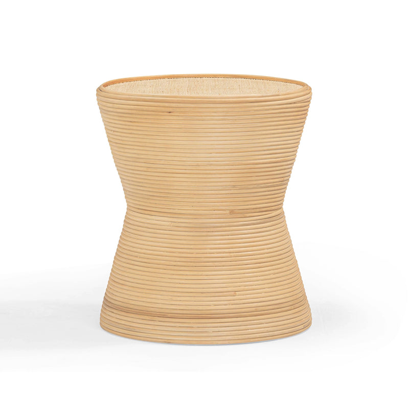 Henri Natural Rattan Side Table