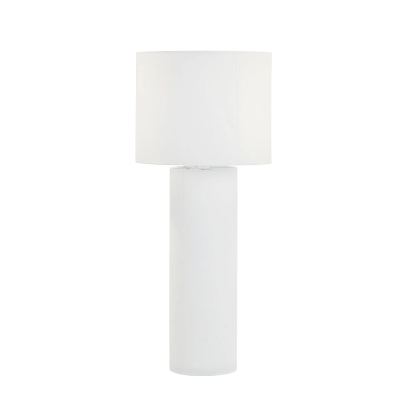 Cleopatra Cream Linen Floor Lamp