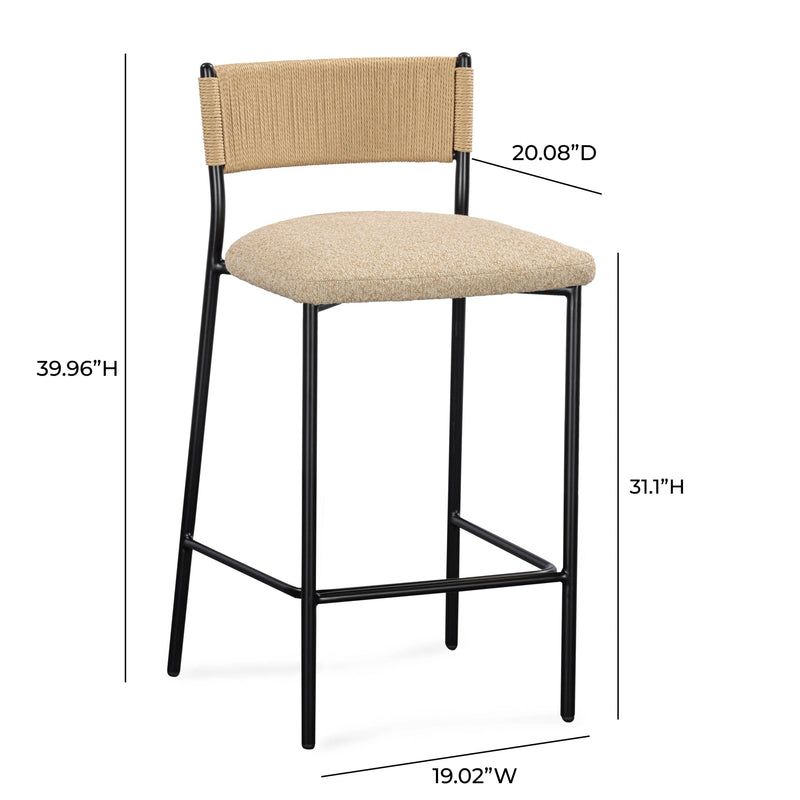 Celine Boucle Bar And Counter Stool