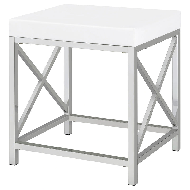 Eliza Makeup Vanity Table with LED Mirror and Stool