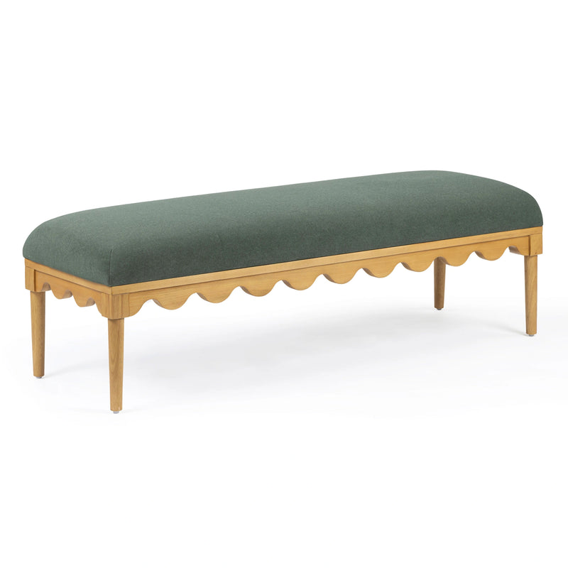 Oodle 56.5" Performance Vegan Mohair Bench