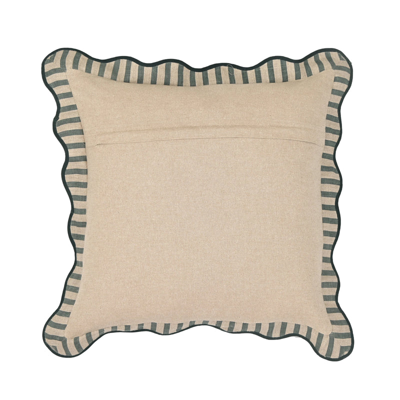 Striped 20" Linen Throw Pillow