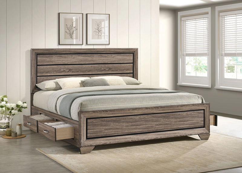 Kauffman Panel Platform Storage Bed