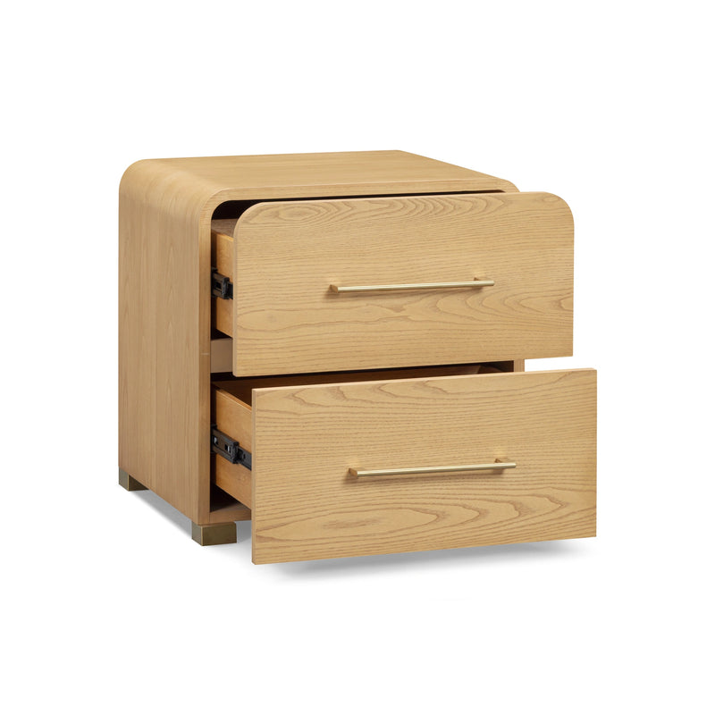 Marissa 22" Ash 2-Drawer Nightstand