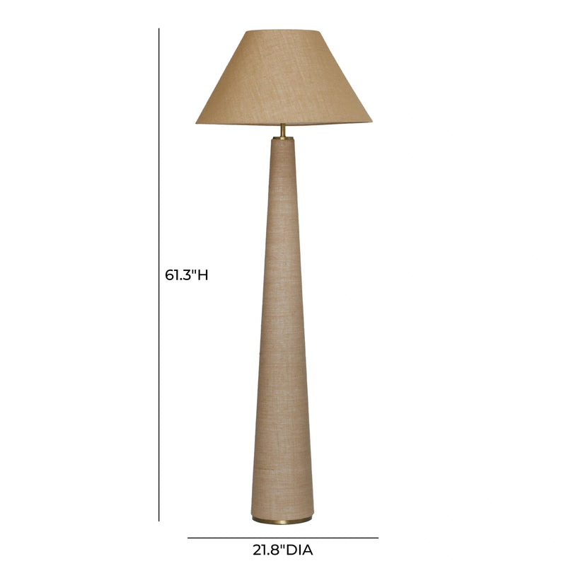 Graham Natural Jute Floor Lamp