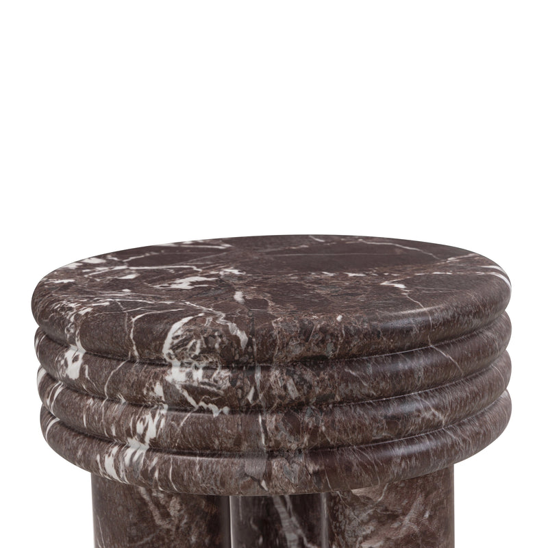 Delta Concrete Indoor/Outdoor Round Side Table