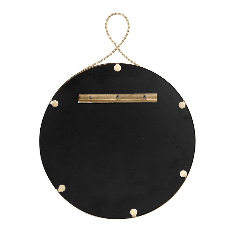 Ravina Braided Brass Wall Mirror