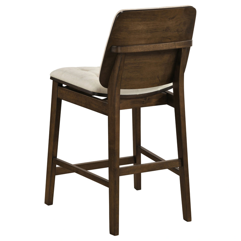 Silla de comedor con mostrador tapizada Redbridge, juego de 2