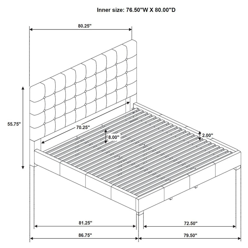 Medley Panel Platform Bed
