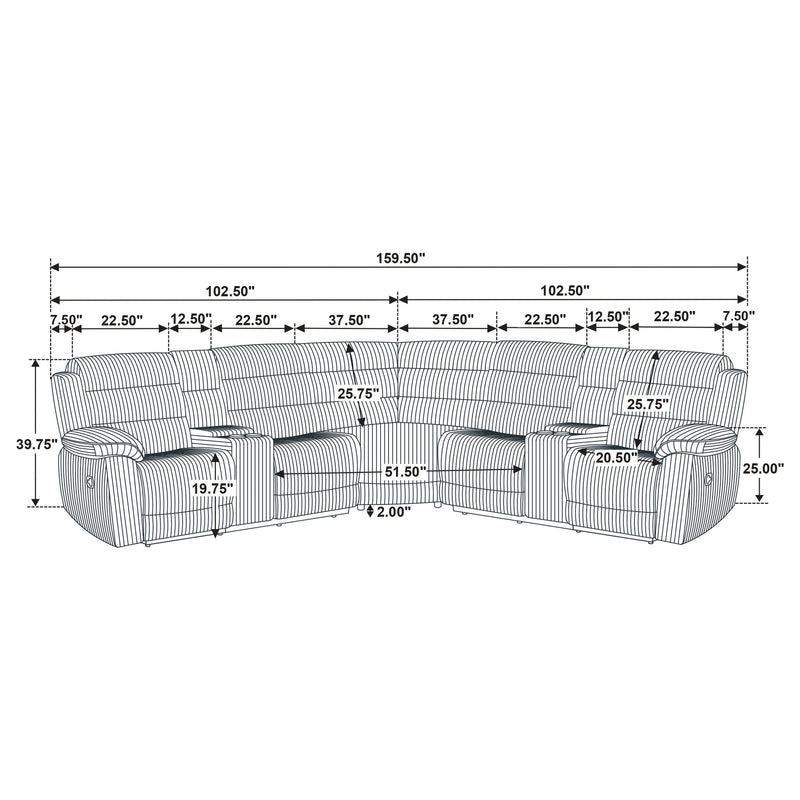 Atkinson Reclining Sectional Sofa