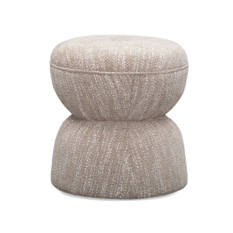 Tomlin Ruched Performance Fabric Game Ottoman