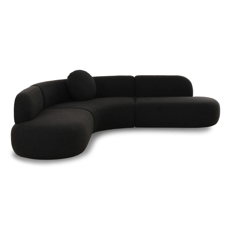 Broohah 3-Piece Performance Fabric L-Shaped Sectional