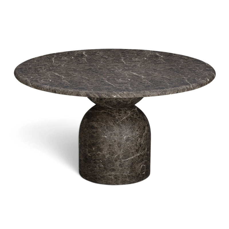 Mesa de comedor Cynthia de concreto para interiores/exteriores (54"-87")
