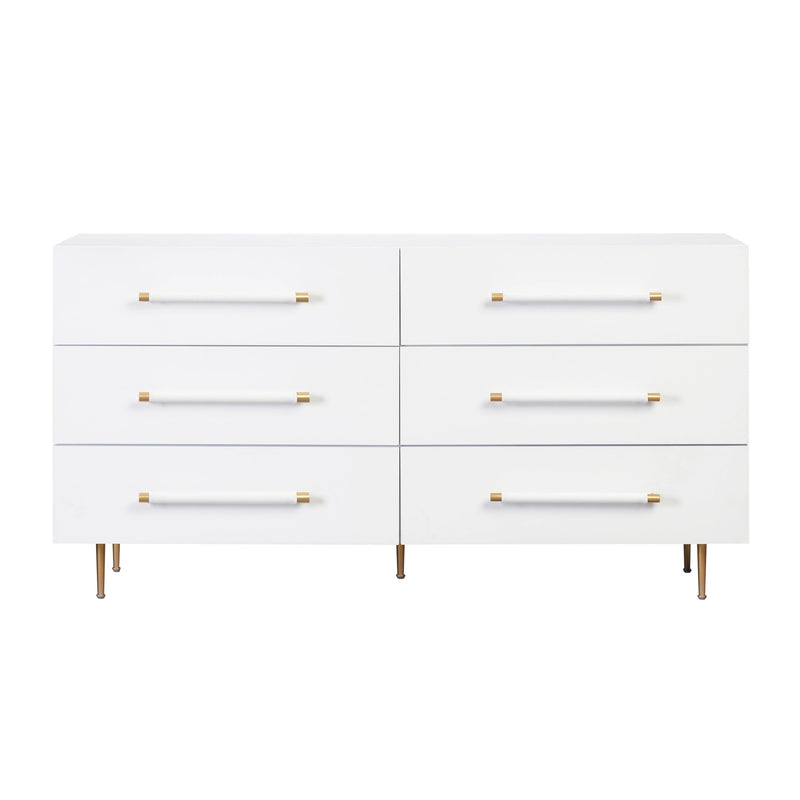 Trident 62" 6-Drawer Dresser