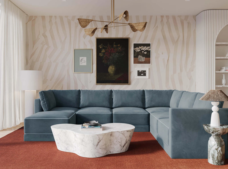 Willow 7-Piece Large Chaise Sectional