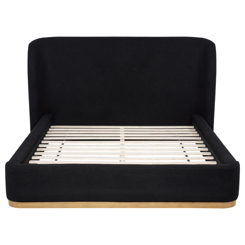 Blaire Upholstered Wingback Platform Bed