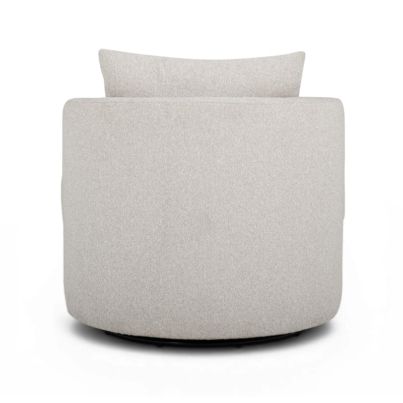 Silvi Performance Boucle Swivel Accent Chair