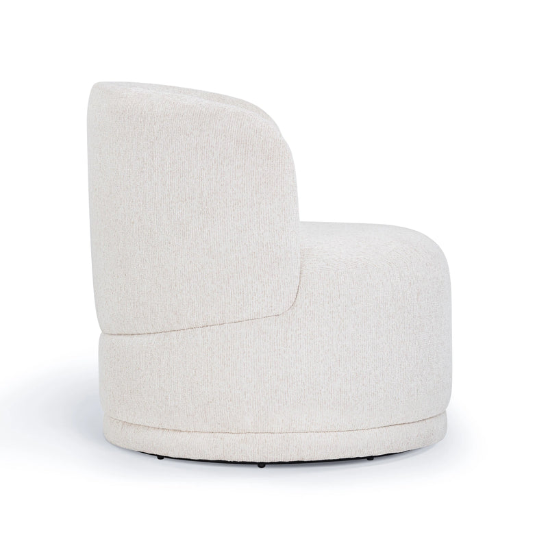 Massa Textured Performance Fabric Swivel Accent Chair