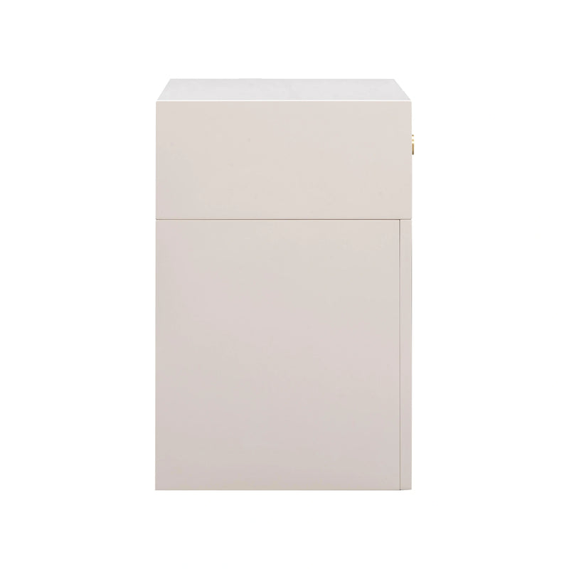 Suzie 26" Rattan Nightstand With Drawer