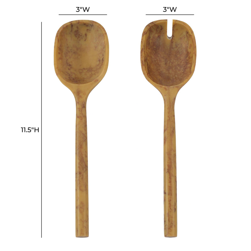 Mera Resin Serving Spoons - Set of 2