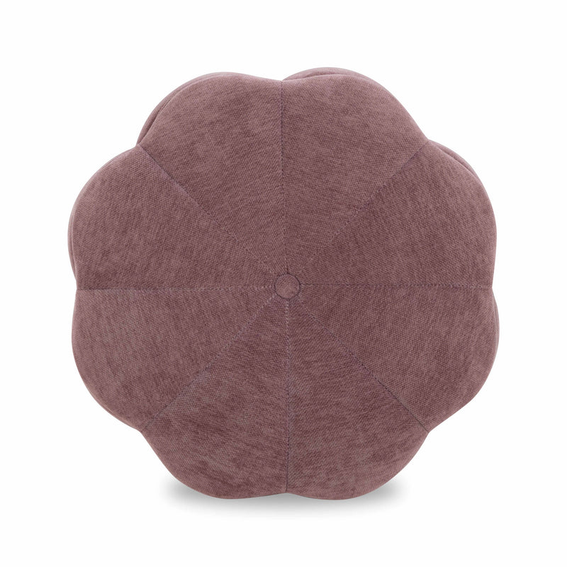 Fleur Textured Performance Velvet Storage Ottoman