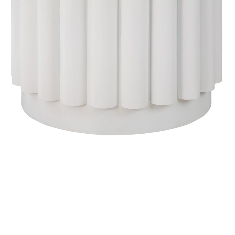 Kali 55" White Round Dining Table