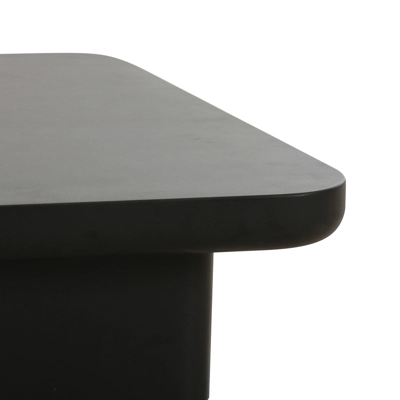Yoko Black Coffee Table (31.5"-38.6")
