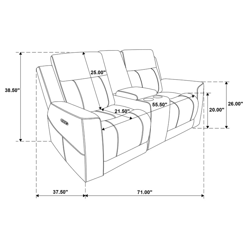 Kennett Power Reclining Loveseat