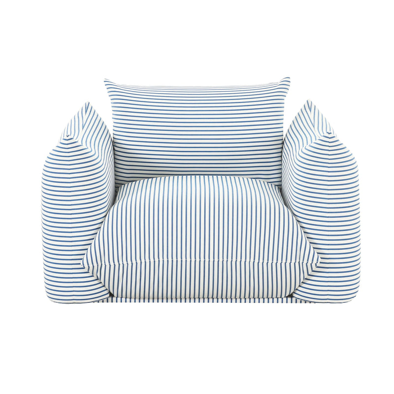 Saint Tropez Stuffed Indoor / Outdoor Armchair